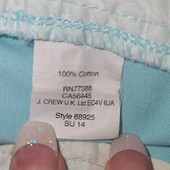 J. Crew | Cotton Candy Blue Chino Broken In Shorts - Picture 10 of 10
